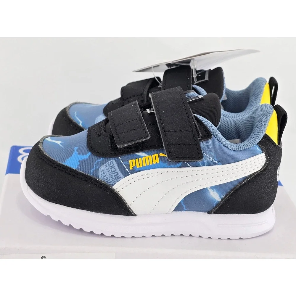 Puma R78 Lightwin Hw 2 V Inf Kids 5C Blue Hot Wheels Monster Trucks - NEW